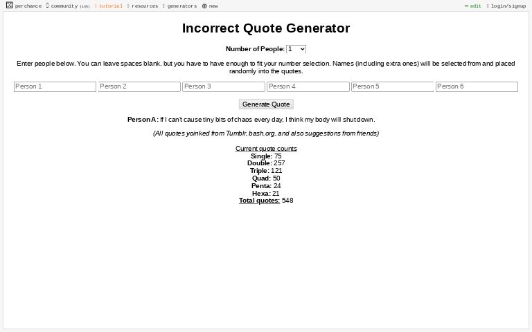 Perchance generator ai