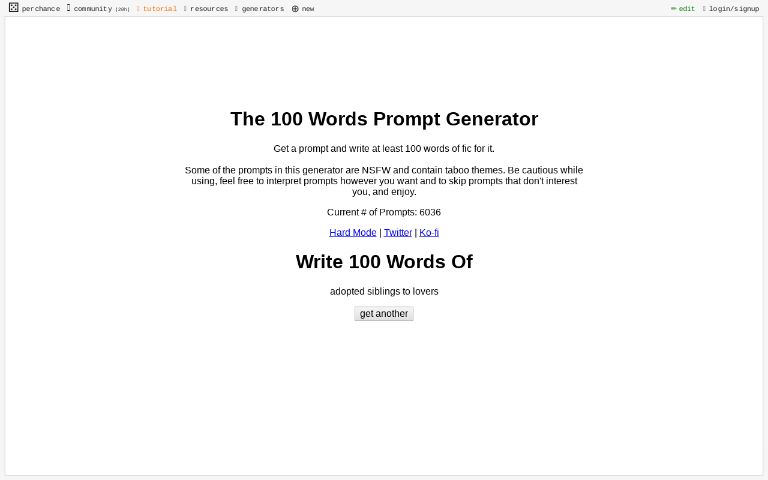 768px x 480px - The 100 Words Prompt Generator â€• Perchance