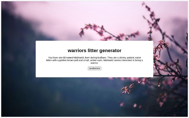 litter theme generator