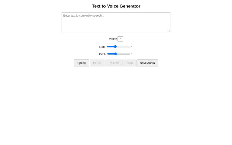 Text to Voice Generator