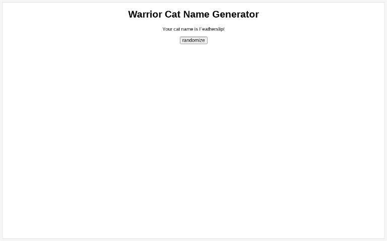 warrior-cat-name-generator