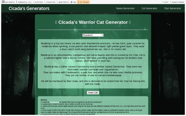 cicada-s-warrior-cat-generator