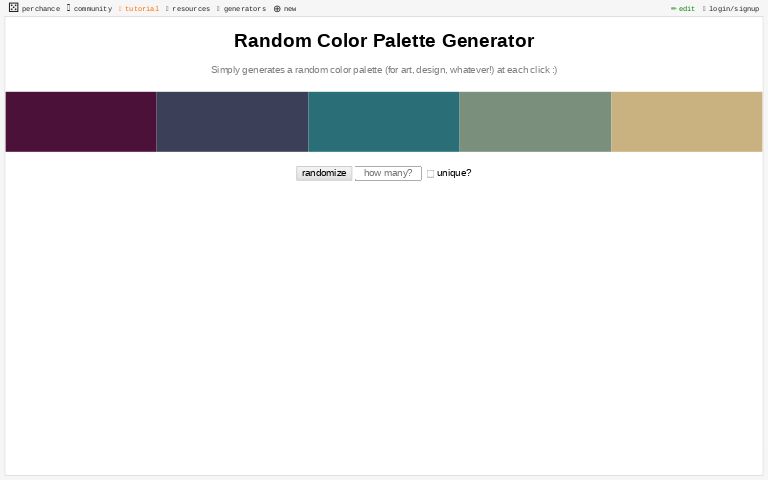 random-color-palette-generator-perchance