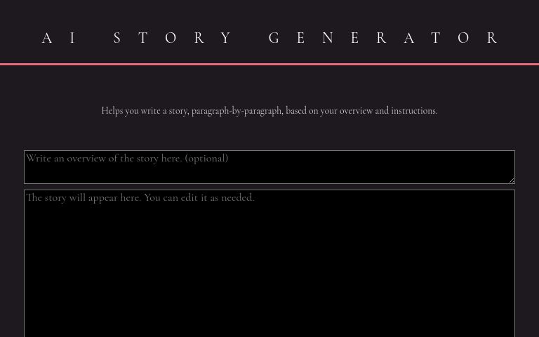 AI Story Generator
