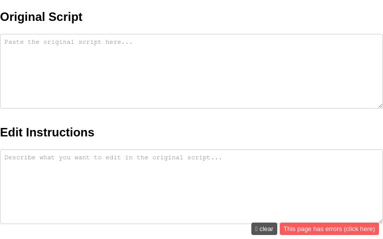 Original Script ― Perchance Generator