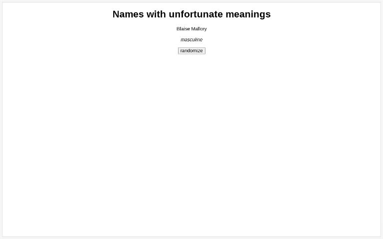 names-with-unfortunate-meanings-perchance-generator