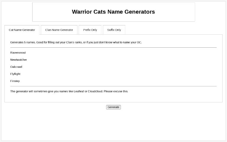 warrior-cats-name-generators-perchance