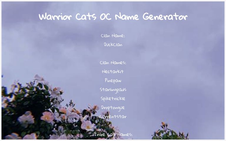 warrior-cats-oc-name-generator