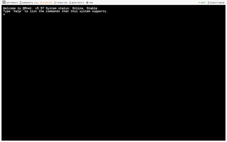 Interative Terminal Template ― Perchance Generator