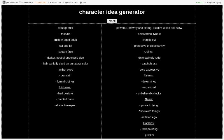 character-idea-generator-perchance