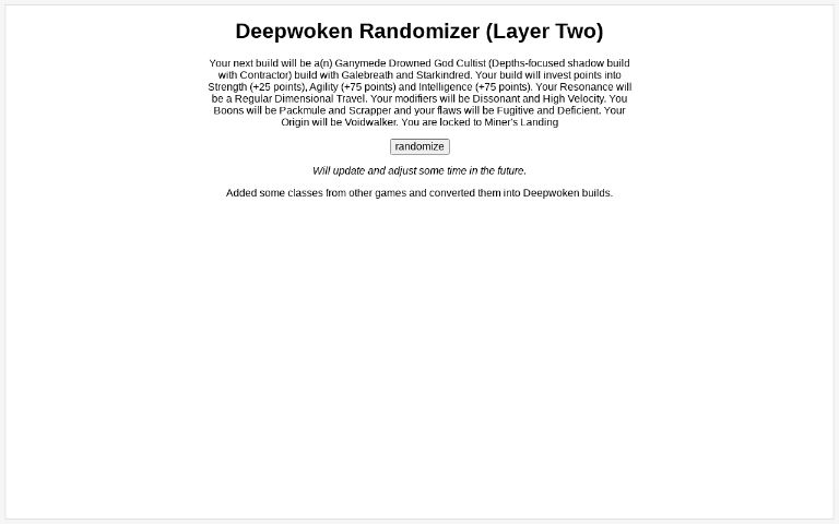 deepwoken writing prompts ― Perchance Generator
