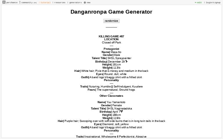 Danganronpa Online roleplay] Lazy Killing Game - April 29 