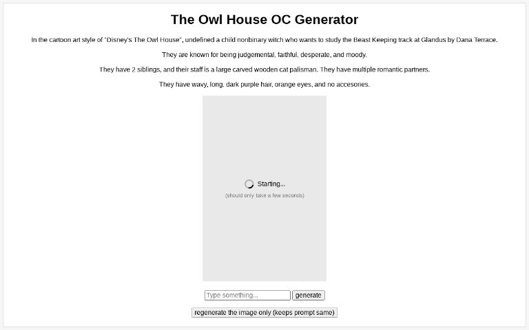 The Owl House OC Generator