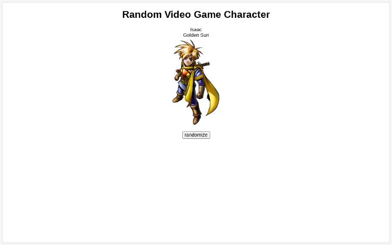 random-video-game-character-perchance-generator