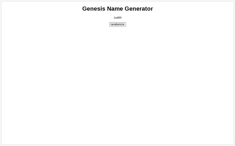 genesis-name-generator