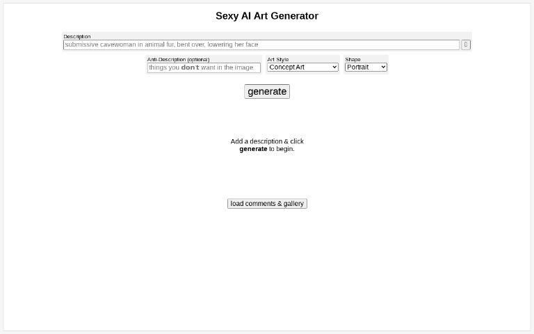 Sexy Ai Art Generator