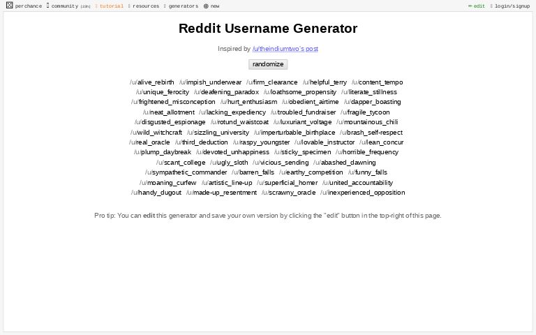 reddit-username-generator