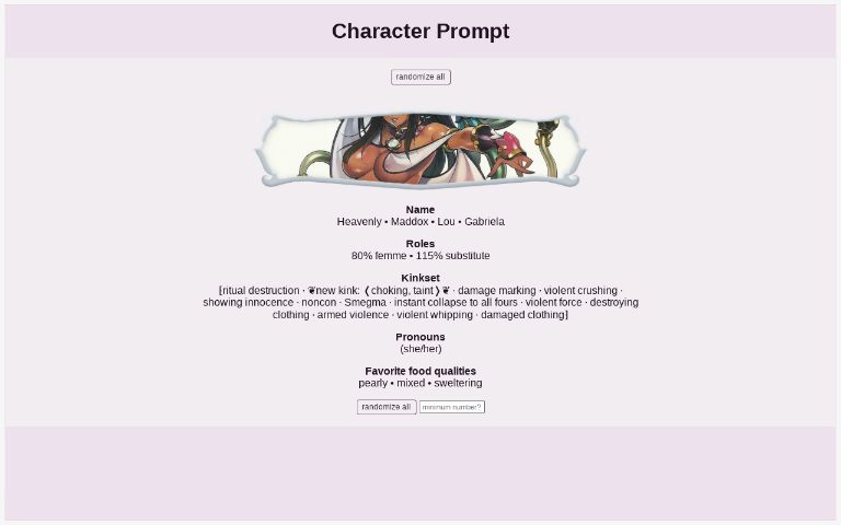 character-prompt-perchance-generator