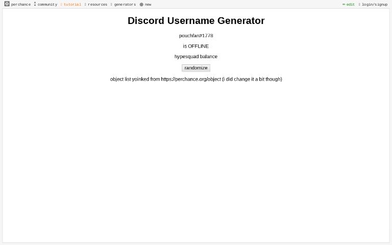 Discord Username Generator Anime