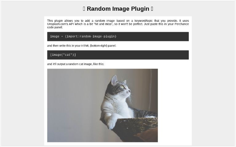 🖼 Random Image Plugin 📷