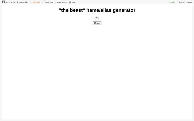 the-beast-name-alias-generator