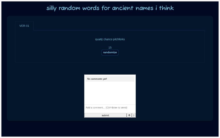 silly-random-words-for-ancient-names-i-think-perchance-generator