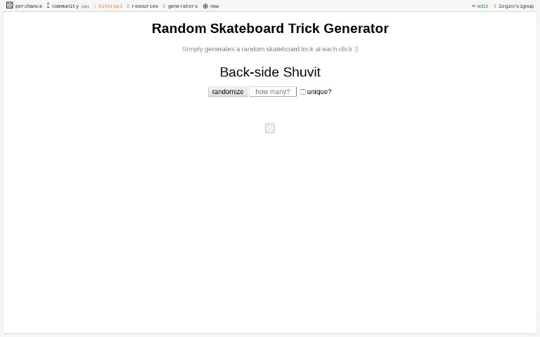 random-skateboard-trick-generator-perchance