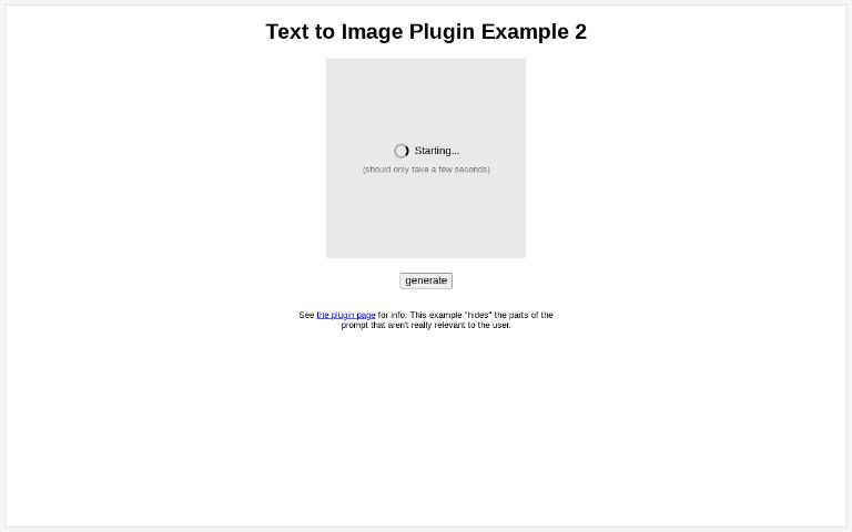 Text to Image Plugin Example 2