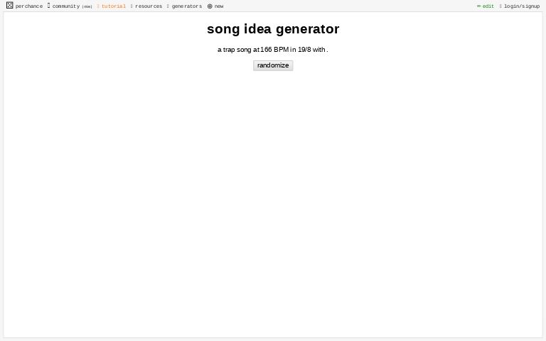 song idea generator