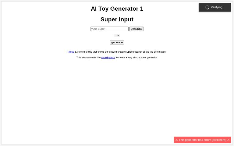 AI Toy Generator 1