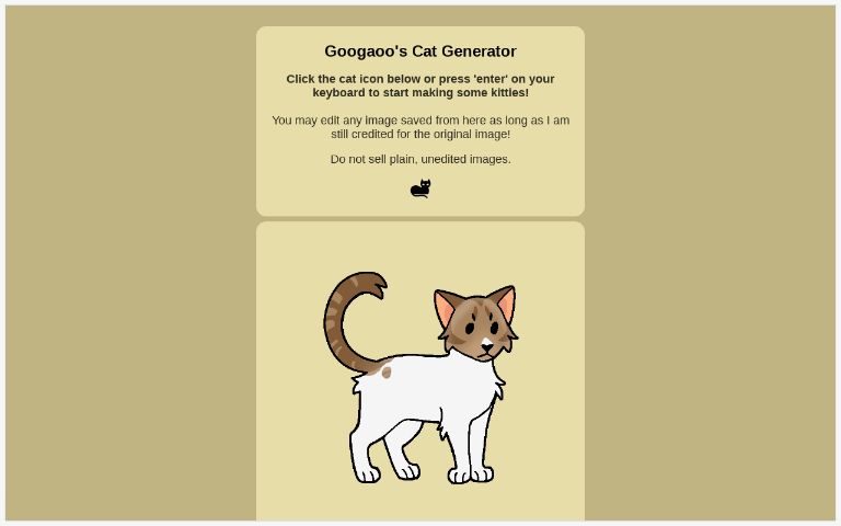 Googaoo Cat Generator