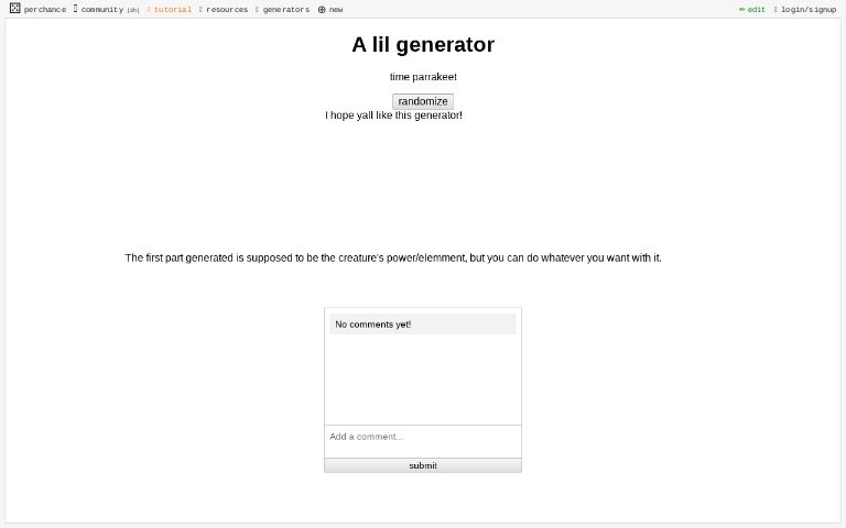 a-lil-generator