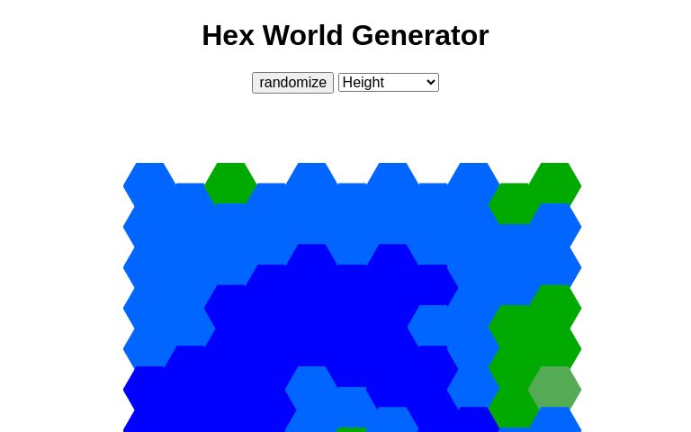 Hex World Generator