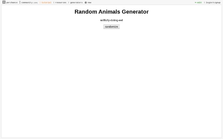 Random Animals Generator