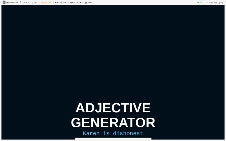 adjective-generator