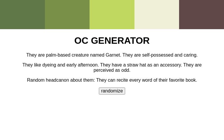 OC GENERATOR