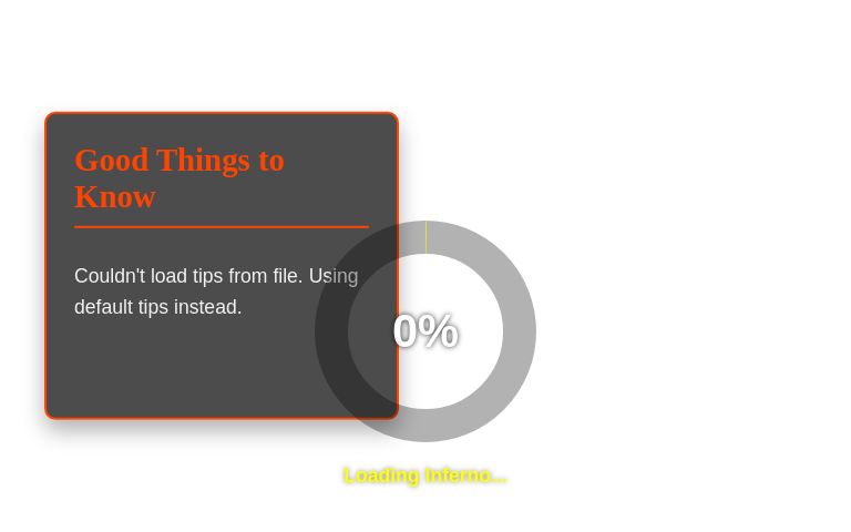 Afterbrn Loading Screen ― Perchance Generator