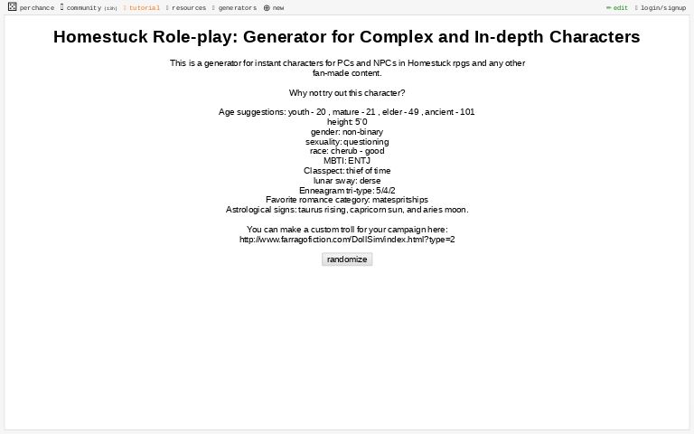 homestuck-role-play-generator-for-complex-and-in-depth-characters