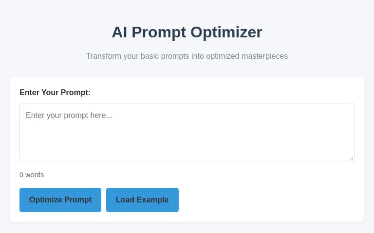 AI Prompt Optimizer ― Perchance Generator