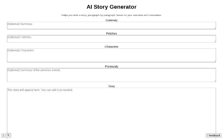 AI Story Generator (free, unlimited, no sign-up)