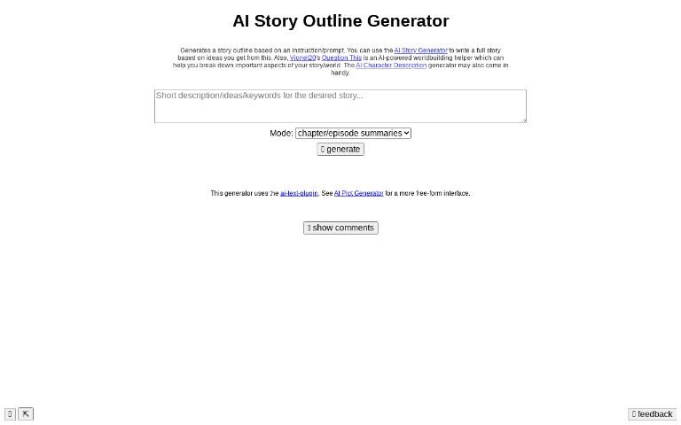 Perchance Story Generator