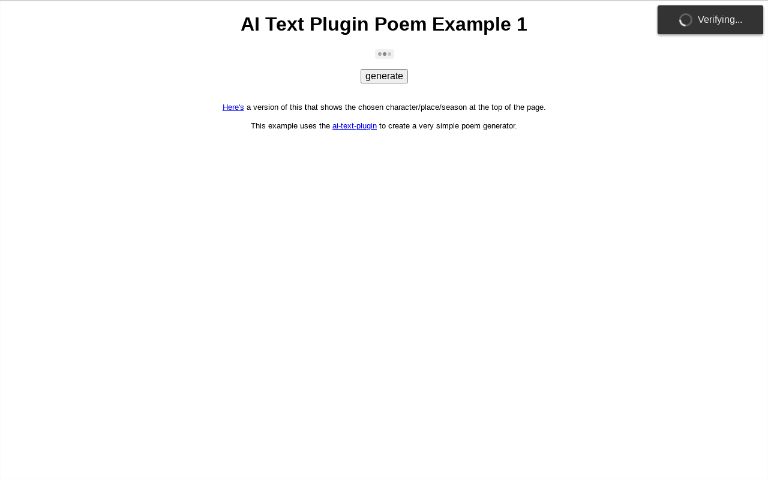 Ai Text Plugin Poem Example 1