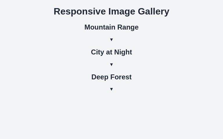 Responsive Image Gallery ― Perchance Generator