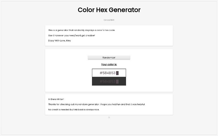 color-hex-generator