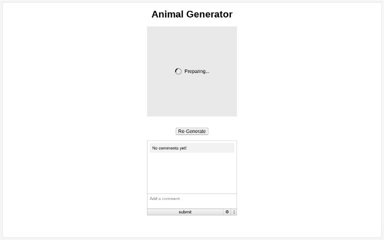 Animal Generator