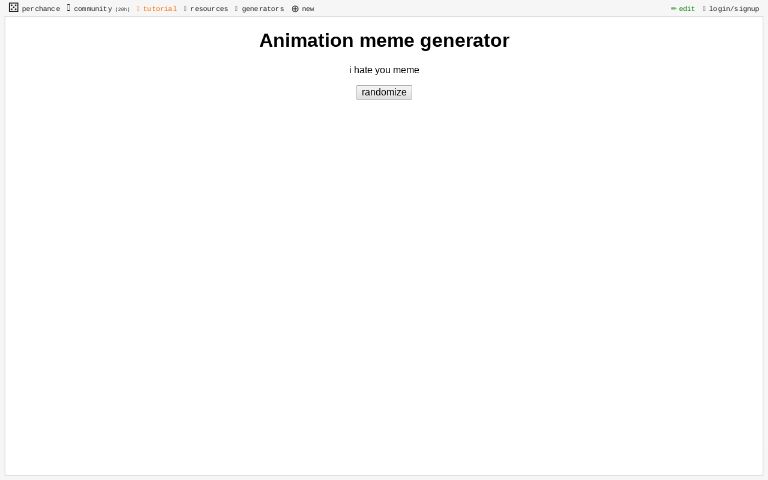 Animation Meme Generator Perchance