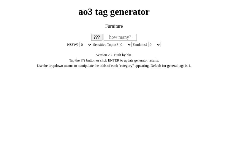 Your 2024 with AO3 ― Perchance Generator