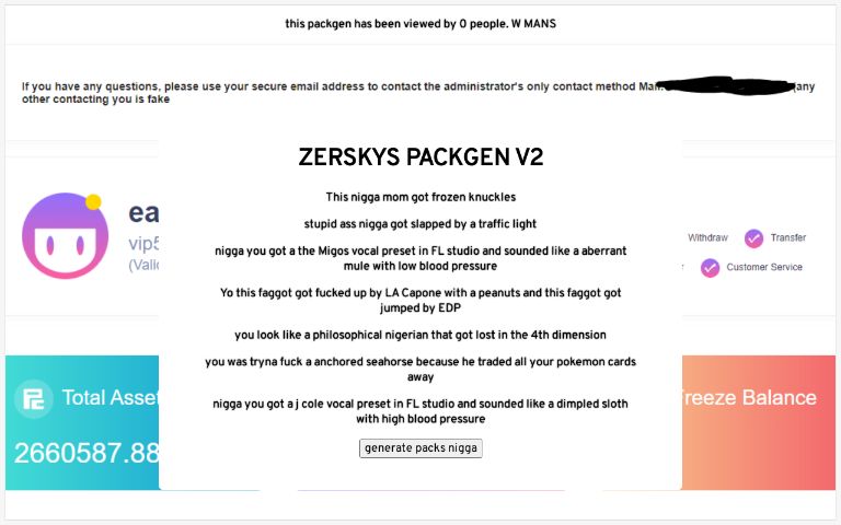 ZERSKYS PACKGEN V2 ― Perchance Generator