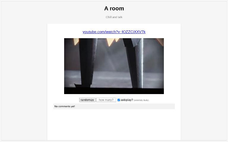 A room ― Perchance Generator