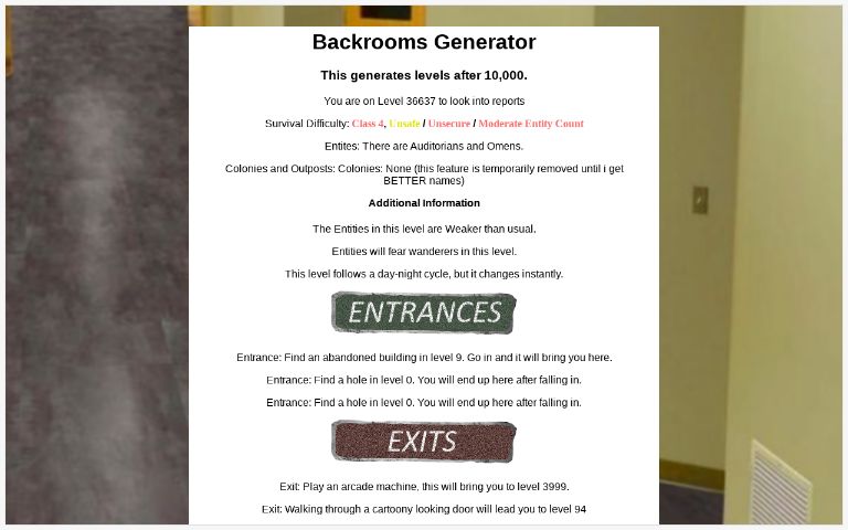 Backrooms Level 94 Survival Guide